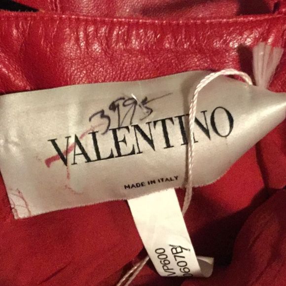 Valentino leather red dress - Picture 14 of 15
